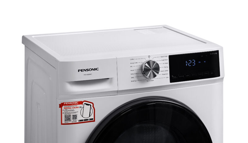 Pensonic INVERTER Front Load Washing Machine | 8kgs 2-in-1 Dryer and Washer | PWA-8050FC - Image 8