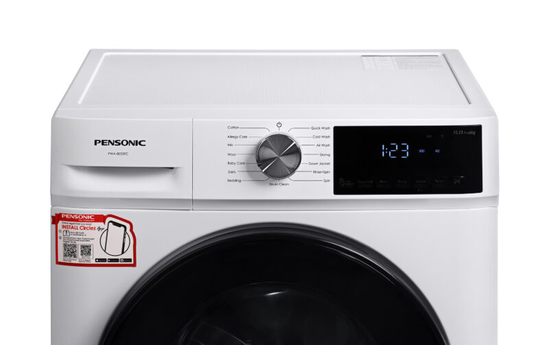 Pensonic INVERTER Front Load Washing Machine | 8kgs 2-in-1 Dryer and Washer | PWA-8050FC - Image 9
