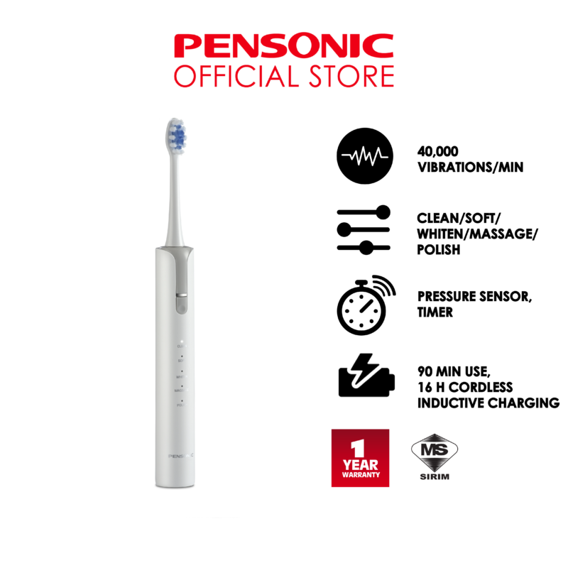 Pensonic BriPro Electric Toothbrush | STW7001CW