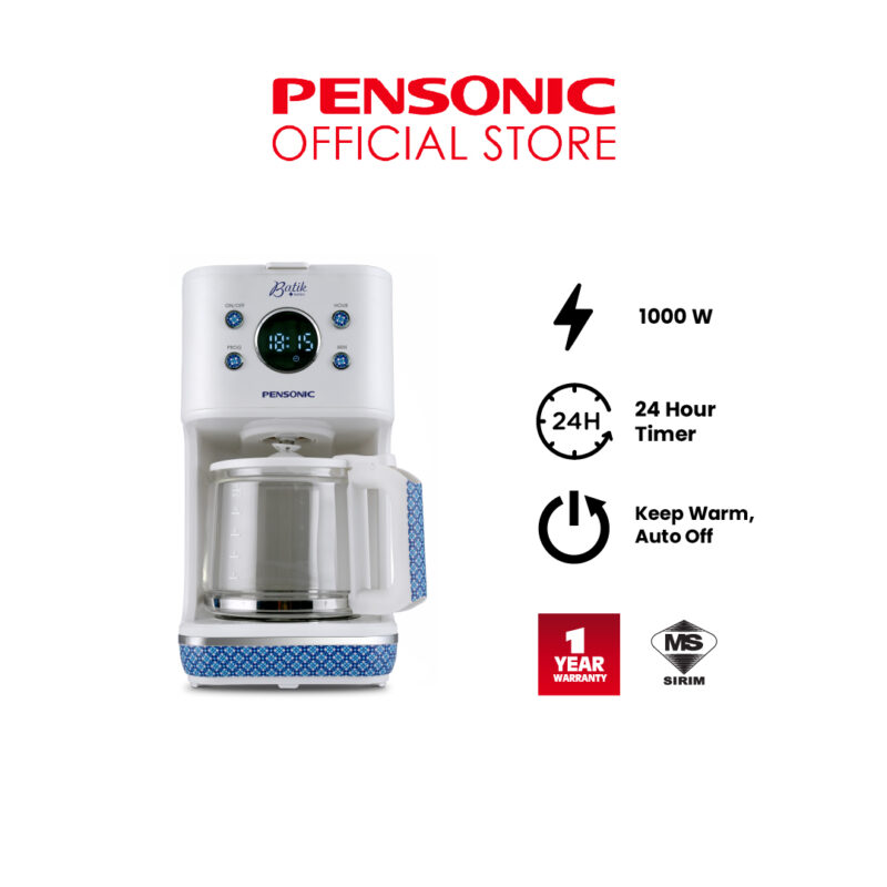 [ NEW ] Pensonic Batik Series Coffee Maker | PCM-1905B