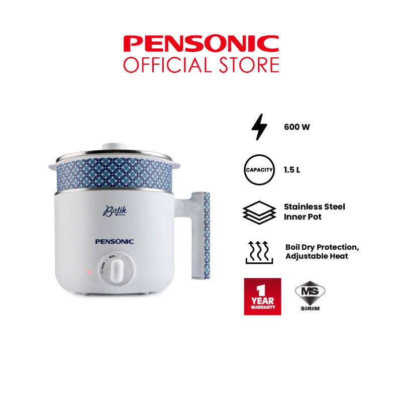[ NEW ] Pensonic Batik Series Multi Cooker | PMC-1503B