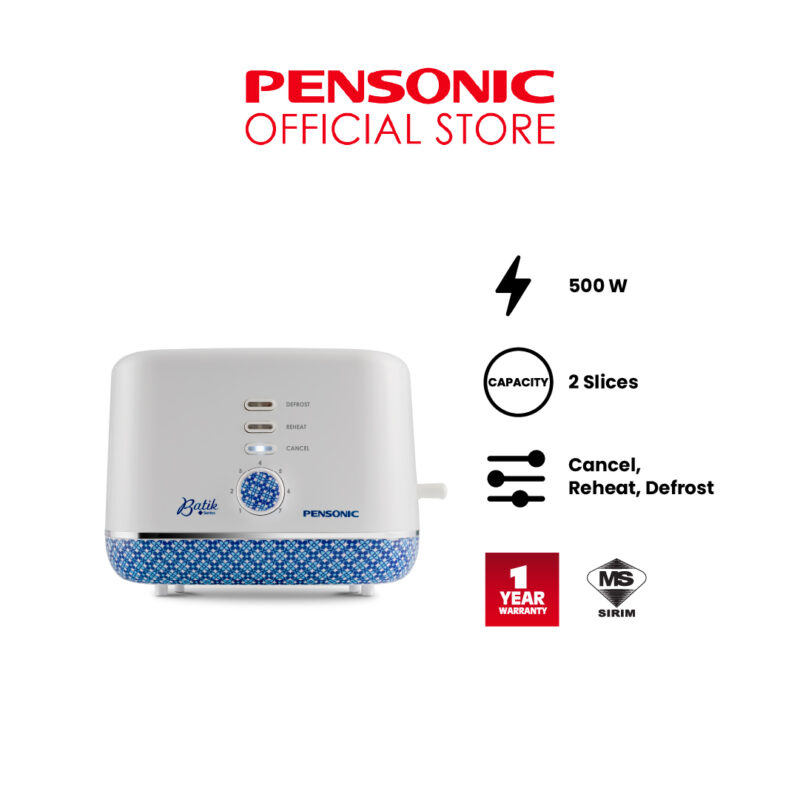 [ NEW ] Pensonic Batik Series Toaster | PT-9300B