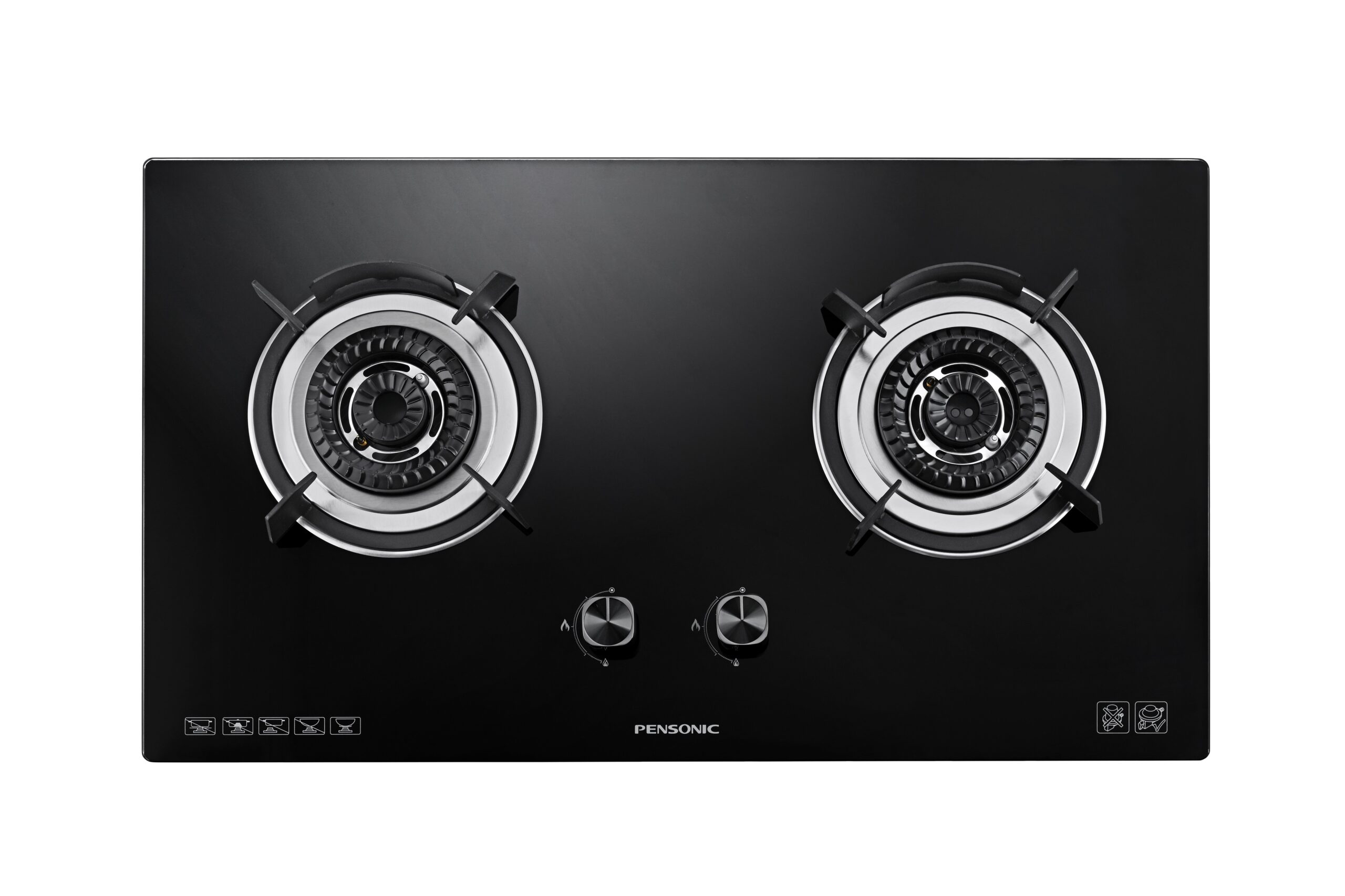 Pensonic Built In Two Burners Glass Hob | PGH-7200G - Image 3
