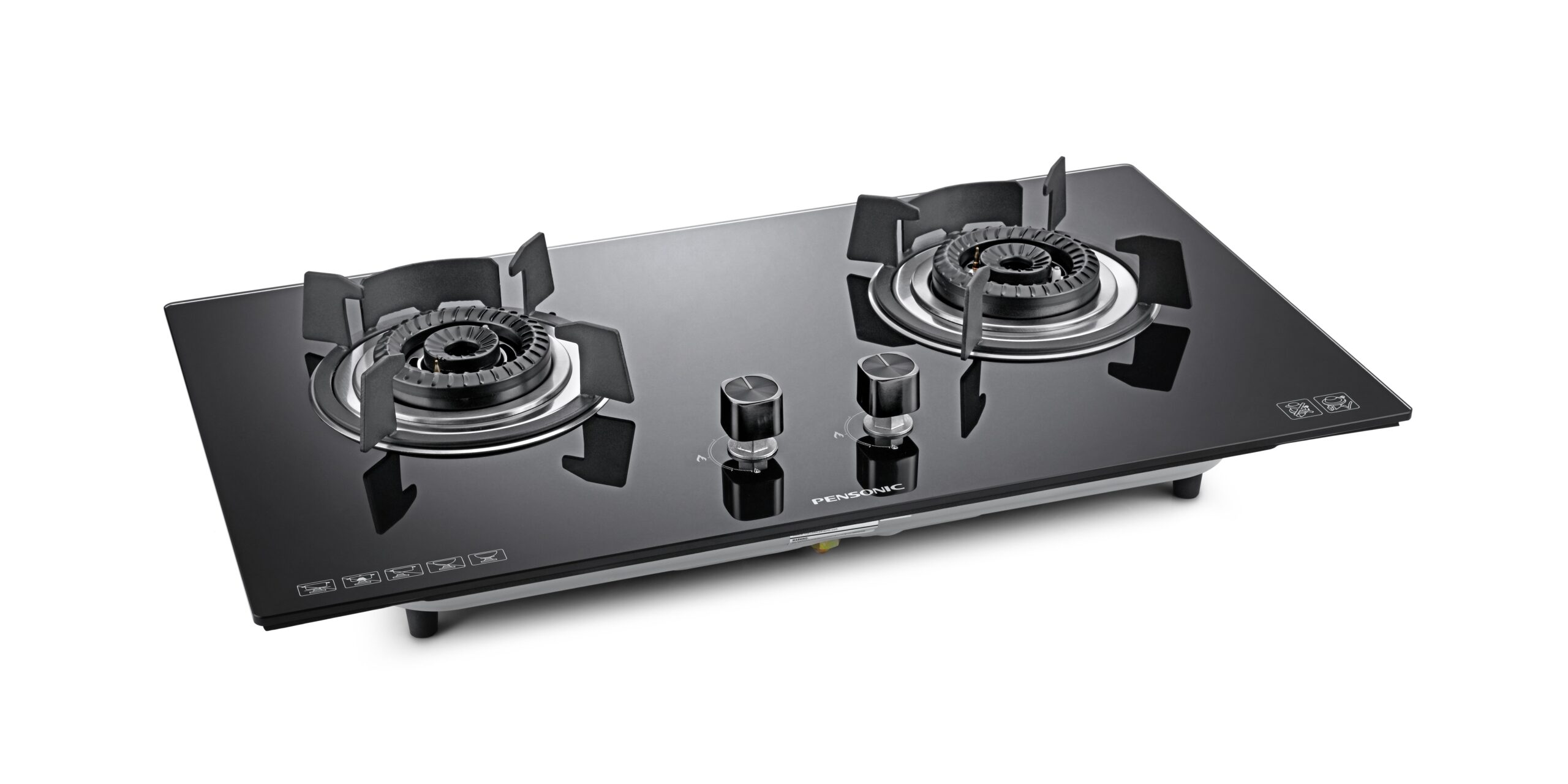 Pensonic Built In Two Burners Glass Hob | PGH-7200G - Image 4