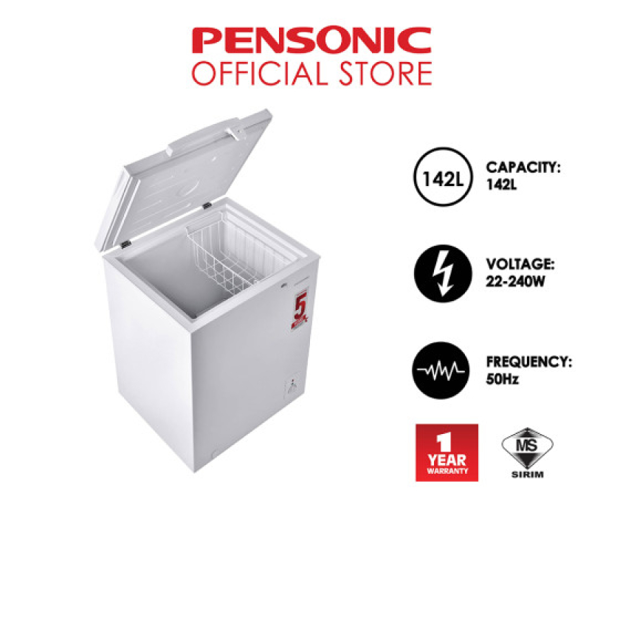 Pensonic Chest Freezer 142L | PFZ-153