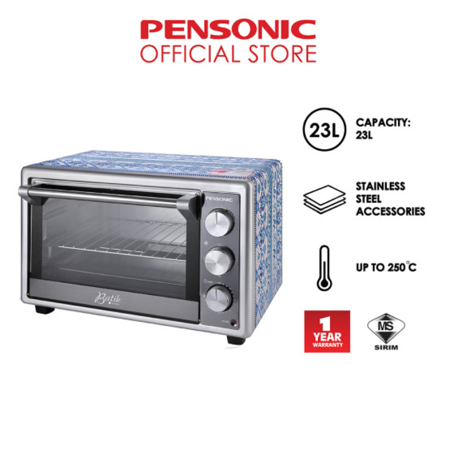 Pensonic Batik Series Electric Oven 23L | PEO-2304B