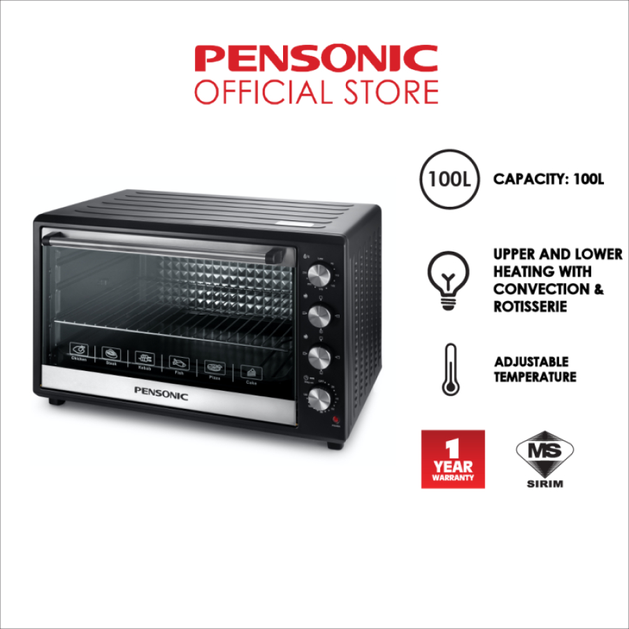 Pensonic Electric Oven 100L | PEO-1111