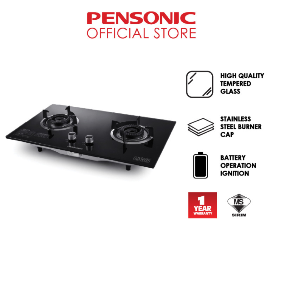 Pensonic Flexible Base Built-In Gas Hob (2 Burners) PGH-620G